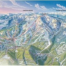 Trail map Whitefish Mountain Resort