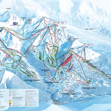 Trail map Courchevel