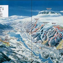 Trail map Geilo