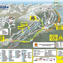 Trail map Nakiska Ski Area