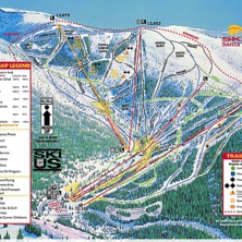 Trail map Ski Santa Fe