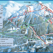 Trail map La Norma