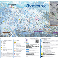 Trail map Chamrousse