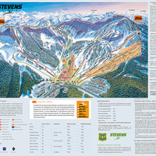 Trail map Stevens Pass