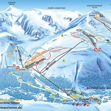 Trail map Bonneval Sur Arc