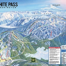 Trail map White Pass