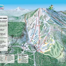 Trail map Hoodoo Ski Area