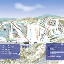 Trail map Lost Valley