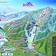 Trail map Mt. Hood Skibowl