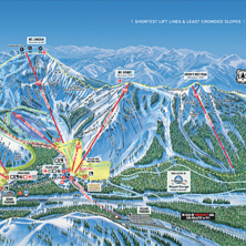Trail map Sugar Bowl Resort