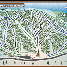 Trail map Anthony Lakes Mountain Resort