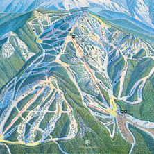 Trail map Montana Snowbowl