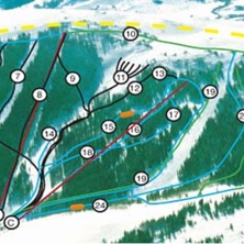 Trail map Pomerelle Mountain Resort