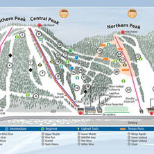 Trail map Labrador Mt.