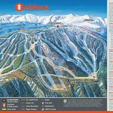 Trail map Eldora Mountain Resort
