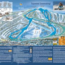 Trail map China Peak