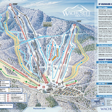 Trail map Wachusett Mountain