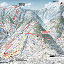 Trail map Sugarbush