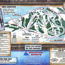 Trail map Hogadon Basin