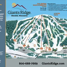 Trail map Giants Ridge Resort