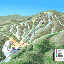 Trail map Oak Mountain