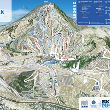 Trail map Gunstock