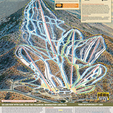 Trail map Pico Mountain
