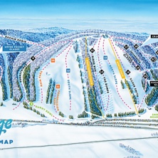 Trail map Snow Ridge