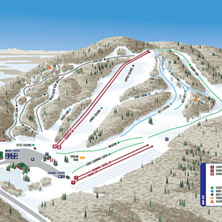 Trail map Willard Mountain