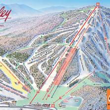 Trail map Bromley Mountain