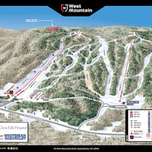 Trail map West Mountain