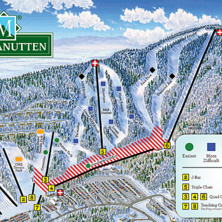 Trail map Massanutten