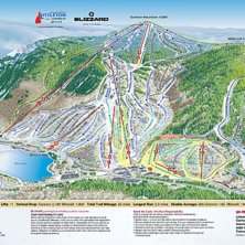 Trail map Cannon Mountain