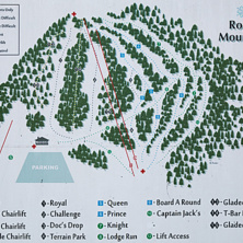 Trail map Royal Mountain Ski Area