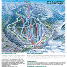 Trail map Wildcat Mountain