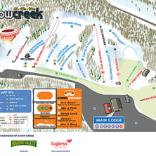 Trail map Snow Creek