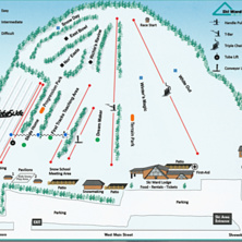 Trail map Ski Ward