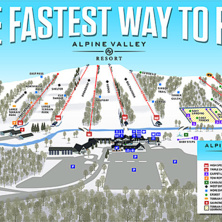 Trail map Alpine Valley Resort