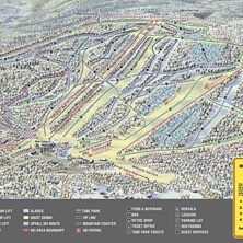 Trail map Berkshire East