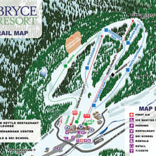 Trail map Bryce Resort