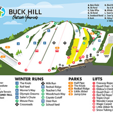 Trail map Buck Hill