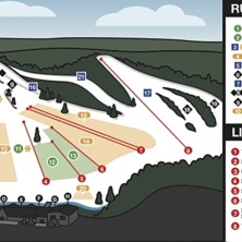 Trail map Cannonsburg