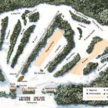 Trail map Christmas Mountain