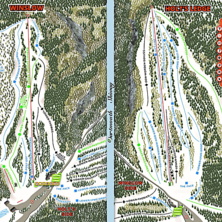 Trail map Dartmouth Skiway