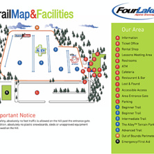 Trail map Four Lakes