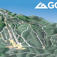 Trail map Gore Mountain