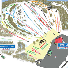 Trail map Mad River Mountain
