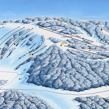 Trail map Mount Kato Ski Area