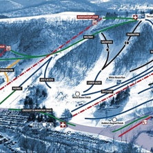Trail map Mount La Crosse