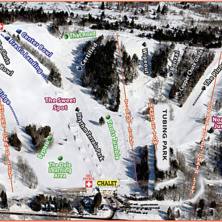 Trail map Mont Ripley